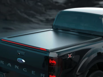 Tessera Roll+: Cobertura Rígida Retrátil Automática Ford Ranger 2012+ 2016+ 2020+ Cabine Dupla XLT 