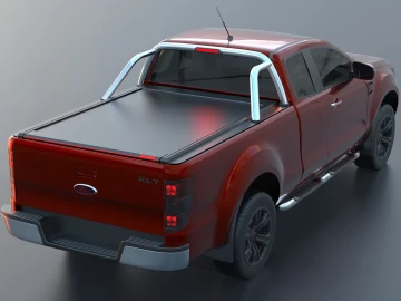 Tessera Roll+: Cobertura Rígida Retrátil Automática Ford Ranger 2012+ 2016+ 2020+ Cabine Extra Limited
