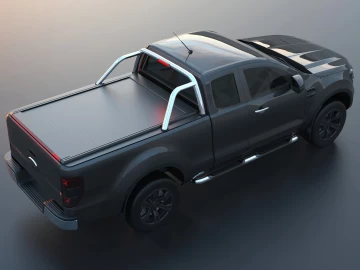Tessera Roll+: Cobertura Rígida Retrátil Automática Ford Ranger 2012+ 2016+ 2020+ Cabine Extra Limited