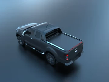 Tessera Roll+: Cobertura Rígida Retrátil Automática Ford Ranger 2012+ 2016+ 2020+ Wildtrack Cabine Extra