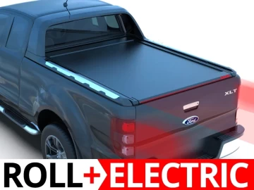 Tessera Roll+: Cobertura Rígida Retrátil Automática Ford Ranger 2012+ 2016+ 2020+ Wildtrack Cabine Extra