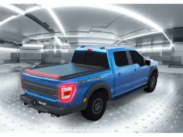 Tessera Roll+: Cobertura Rígida Retrátil Manual Assistido por Mola Ford F-150 2015-202 - Cabine Dupla Short Bed Versão