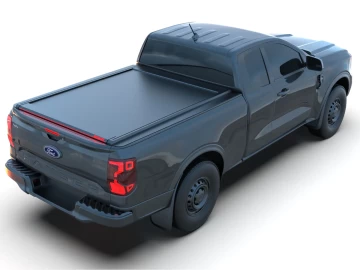 Tessera Roll+: Cobertura Rígida Retrátil Manual Assistido por Mola Ford Ranger (P703) 2023+ Cabine Extra - XL/XLT/LIMITED