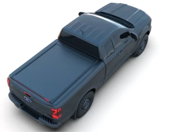 Tessera Roll+: Cobertura Rígida Retrátil Manual Assistido por Mola Ford Ranger (P703) 2023+ Cabine Extra - XL/XLT/LIMITED