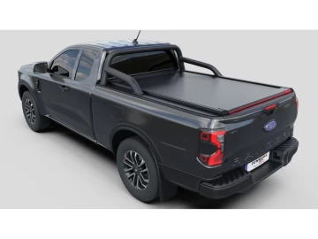Tessera Roll+: Cobertura Rígida Retrátil Manual Assistido por Mola Ford Ranger (P703) 2023+ Cabine Extra / XLT/SPORT