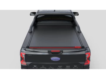 Tessera Roll+: Cobertura Rígida Retrátil Manual Assistido por Mola Ford Ranger (P703) 2023+ Cabine Extra / XLT/SPORT