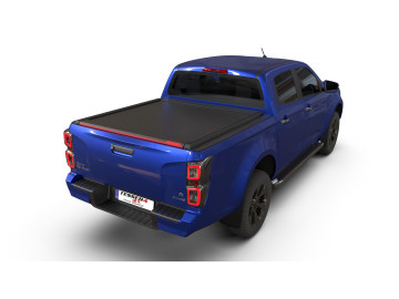 Tessera Roll+: Cobertura Rígida Retrátil Manual Assistido por Mola Isuzu D-Max 2021+ - Cabine Dupla 