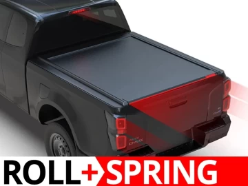 Tessera Roll+: Cobertura Rígida Retrátil Manual Assistido por Mola Isuzu D-Max 2021-2024 & 2025+ Cabine Extra