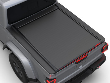 Tessera Roll+: Cobertura Rígida Retrátil Manual Assistido por Mola para Jeep Gladiator 2020+ cabine dupla 