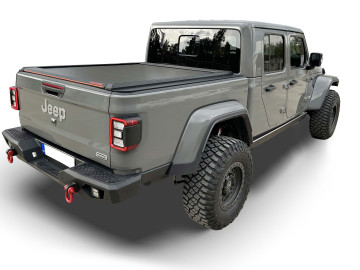 Tessera Roll+: Cobertura Rígida Retrátil Manual Assistido por Mola para Jeep Gladiator 2020+ cabine dupla 