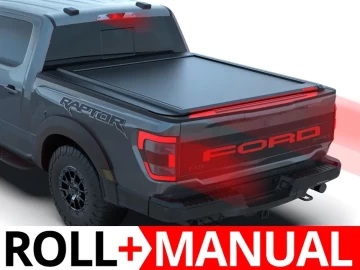 Tessera Roll+: Cobertura Rígida Retrátil Manual Ford F-150 2015-2020 - cabine dupla Short bed versão