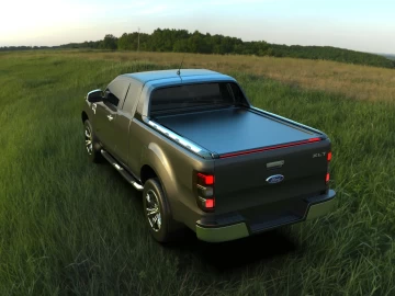 Tessera Roll+: Cobertura Rígida Retrátil Manual Ford Ranger 2012+ 2016+ 2020+ Wildtrack Cabine Extra