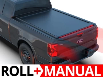 Tessera Roll+: Cobertura Rígida Retrátil Manual Ford Ranger (P703) 2023+ Cabine Extra XL/XLT/LIMITED