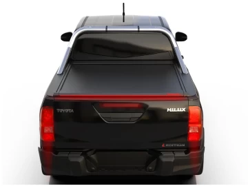 Tessera Roll+: Cobertura Rígida Retrátil Manual Toyota Hilux (Revo) '07-2016-> Cabine Extra