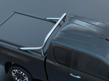 Tessera Roll+: Cobertura Rígida Retrátil Manual Toyota Hilux (Revo) '07-2016-> com OEM Roll bar cabine extra