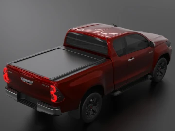 Tessera Roll+: Cobertura Rígida Retrátil Manual com Iluminação Signature Toyota Hilux (Revo) '07-2016->2026