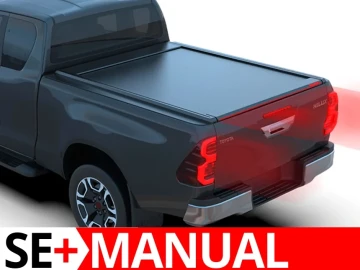 Tessera Roll+: Cobertura Rígida Retrátil Manual com Iluminação Signature Toyota Hilux (Revo) '07-2016->2026
