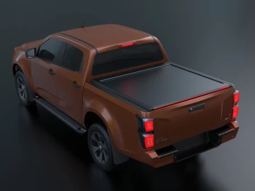Tessera Roll+: Cobertura Rígida Retrátil com Assistência de Mola Isuzu D-Max 2021-2024 & 2025+ NO OEM ROLL BAR