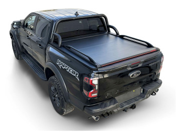 Tessera Roll+ cobertura retráctil em Matt Preto Ford Ranger (P703) 2023+