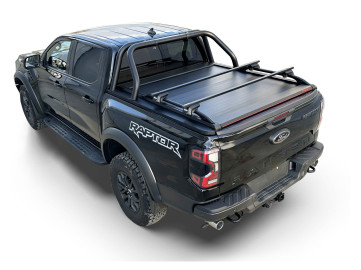 Tessera Roll+ cobertura retráctil em Matt Preto Ford Ranger (P703) 2023+