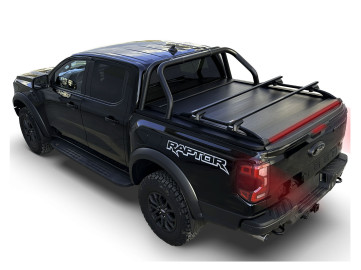 Tessera Roll+ cobertura retráctil em Preto Matte Ford Ranger (P703) 2023+