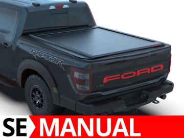 Tessera SE: Cobertura Rígida Retrátil Manual Ford F-150 2015-2020 - Cabine Dupla Short Bed Versão
