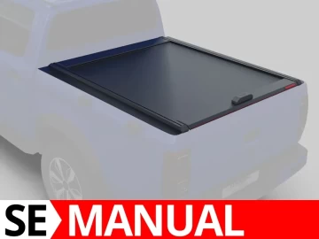 Tessera SE: Cobertura Rígida Retrátil Manual Isuzu D-Max 2007->2011 Cabine Extra 