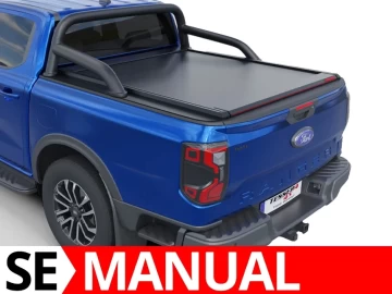 Tessera SE: Cobertura Rígida Retrátil Manual para Ford Ranger (P703) 2023+ Cabine Dupla XLT/SPORT