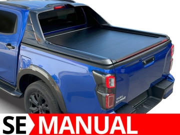 Tessera SE: Cobertura Rígida Retrátil Manual para Isuzu D-Max 2021+ - cabine dupla compatível com a Sailplane OEM