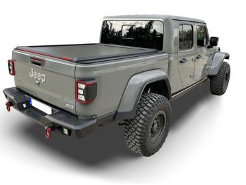Tessera SE: Cobertura Rígida Retrátil Manual para Jeep Gladiator 2020+ cabine dupla apenas modelos C-CHANNELS