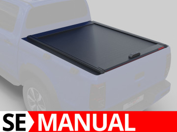 Tessera SE: Cobertura Rígida Retrátil Manual para Mitsubishi L200 Triton 2006->'08-2015 (Cabine Extra)