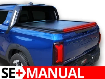 Tessera SE+: Cobertura Tonneau Retrátil Manual com Iluminação Signature KGM Musso EV 2025+