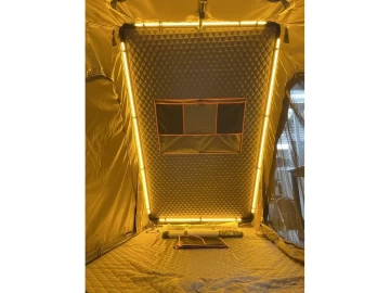 Tiras de LED de cor tripla para tenda de tejadilho Offroad 145cm de alumínio