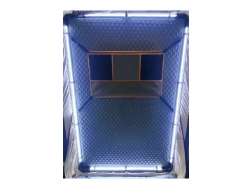 Tiras de LED de cor tripla para tenda de tejadilho Offroad 145cm de alumínio
