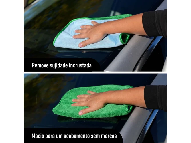 Toalha para Vidros de Dupla Acção 35x40 cm Turtle Wax