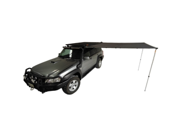 Toldo Lateral 2.5m de Largura X 3 M De Abertura Offroad Cor Cinzenta 