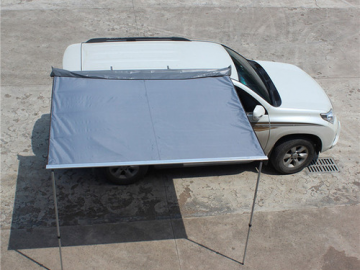 Toldo Lateral com 2 x 2.5M para Todo o Terreno e Overland Cinza