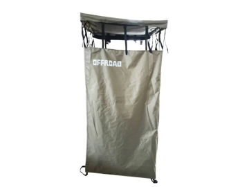 Toldo de Campista Off-Road (Avanço para Chuveiro / Trocador 1x1 m) Verde Militar