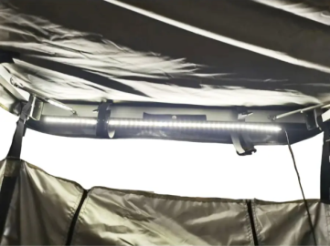 Toldo de Campista Off-Road (Avanço para Chuveiro / Trocador 1x1 m) Verde Militar