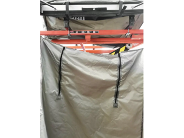 Toldo de Campista Off-Road (Avanço para Chuveiro / Trocador 1x1 m) Verde Militar