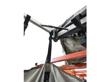 Toldo de Campista Off-Road (Avanço para Chuveiro / Trocador 1x1 m) Verde Militar