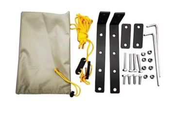 Toldo lateral OFFROAD 2 m de largura × 2,5 m aberto Cor: Cinzento