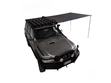 Toldo lateral OFFROAD 2 m de largura × 2,5 m aberto Cor: Cinzento