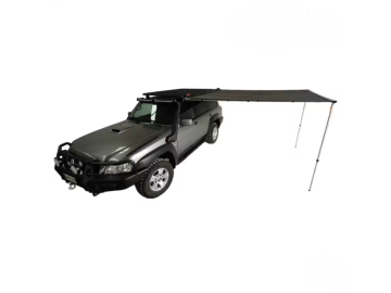 Toldo lateral OFFROAD 2 m de largura × 2,5 m aberto Cor: Cinzento