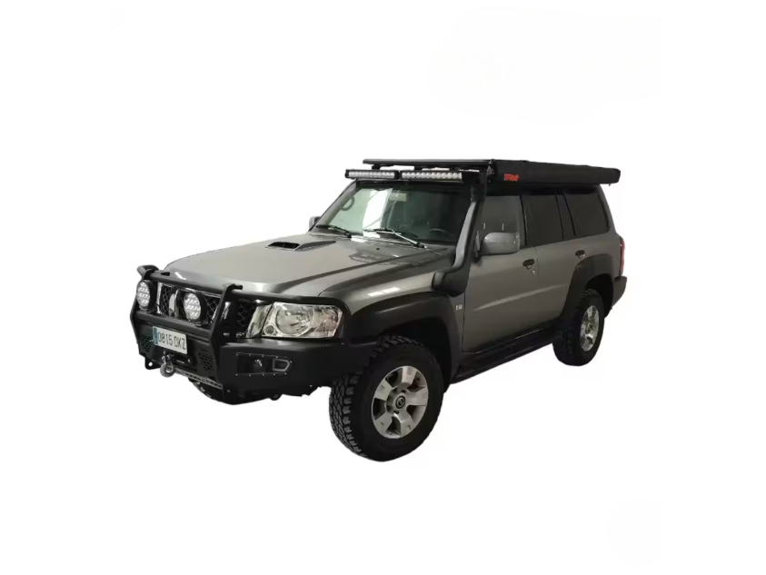 Toldo lateral OFFROAD 2 m de largura × 2,5 m aberto Cor: Cinzento