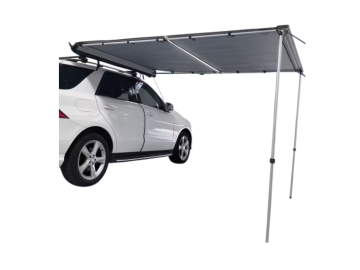Toldo lateral Offroad com iluminação – 2,5 m de largura x 3 m aberto – Cinzento