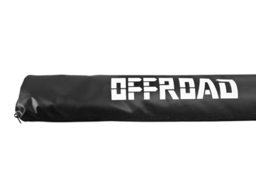 Toldo lateral Offroad com iluminação – 2,5 m de largura x 3 m aberto – Cinzento