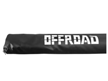 Toldo lateral Offroad com iluminação LED – 2 m de largura x 2,5 m aberto – Cinzento