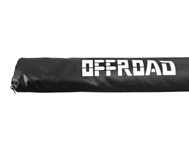 Toldo lateral Offroad com iluminação LED – 2 m de largura x 3 m aberto – Cinzento