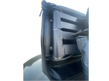 Toldo lateral com luz LED de 180º Overland (2,0 m) cinzento PREMIUM